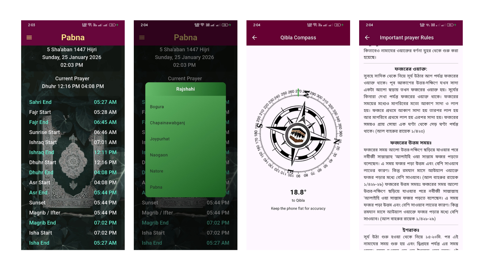 Prayer Times
